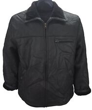 Original Shearling sheepskin AVIATOR  LEATHER JACKET SIZE Medium