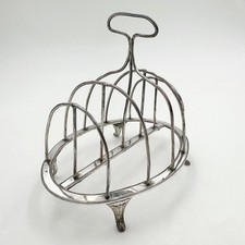 5-BAR WIREWORK TOAST RACK GEORGE III OLD SHEFFIELD PLATE c1790