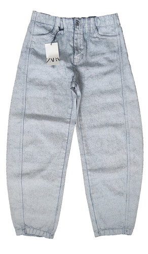 Zara barrel leg - jeans, crushed