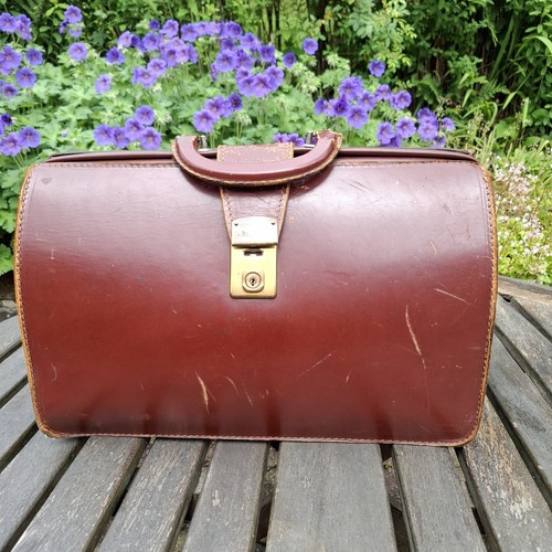 Vintage cheney briefcase tan - vintage,