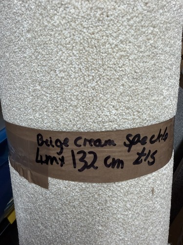 Carpet offcut beige speckle - , 4m