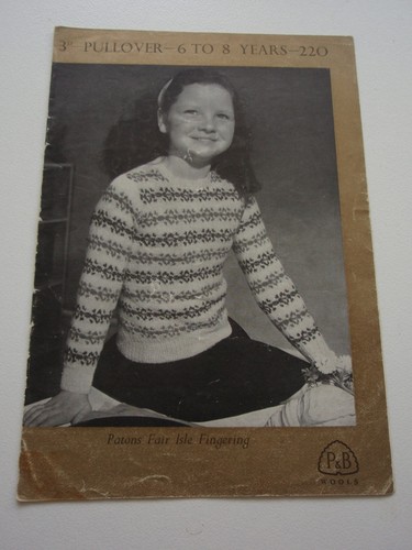 Vintage patons fair isle - fair,