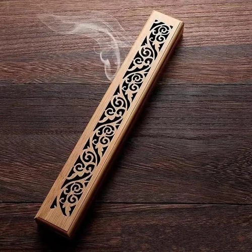 Wooden incense stick holder - wooden,