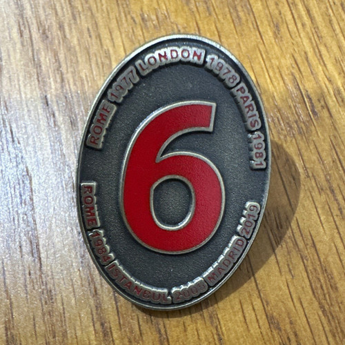 Pin badge celebrating