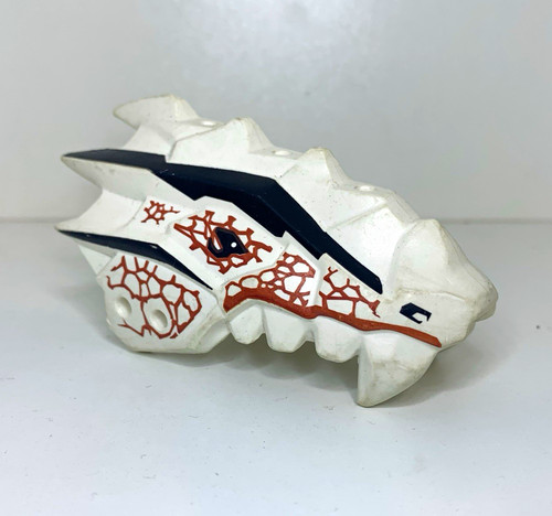 Lego white dragon head upper - dragon,