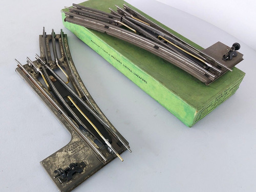 Gauge hornby points 3 rail - o,