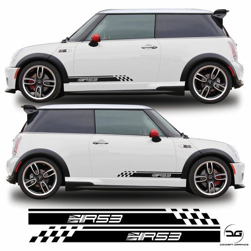 R53 half side stripes - r53,