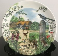 Wedgwood Fine Bone China Plate - THE FARM COTTAGE - by Colin Newman