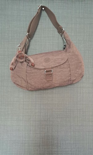Kipling brown nylon shoulder - brown,
