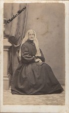 BIRKENHEAD CDV OLD LADY IN