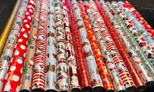 New 2025 Christmas SantaCartoon&kids  wrapping paper4m,6m,8m,12m Rolls