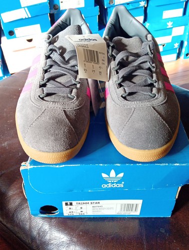 Adidas trimm star grey magenta - trimm,