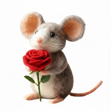 Felt Valentine Love Mouse