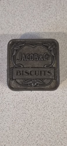 Antique jacob biscuit tin - jacob,