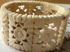 Vintage Pre-1947 Carved Ivory