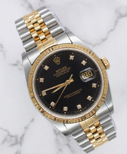 Rolex datejust mens - rolex, 36mm