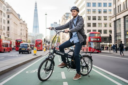 Hybrid city electric bike - g-hybrid,