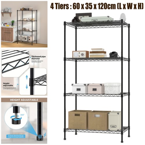 Tier metal storage rack - 4,