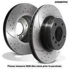 FRONT DRILLED GROOVED 310MM