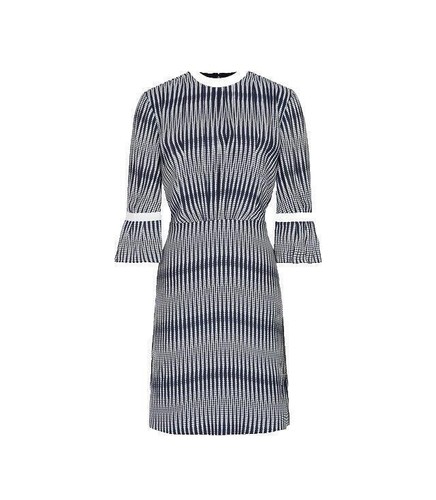Reiss nika zig zag - print, dress