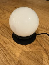 Small White Glass Ball Globe