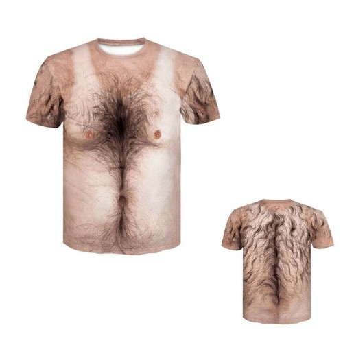 Hairy chest mens casual - chest,