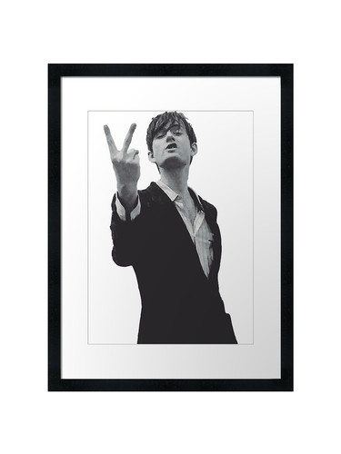 Jarvis cocker framed wall - cocker, art