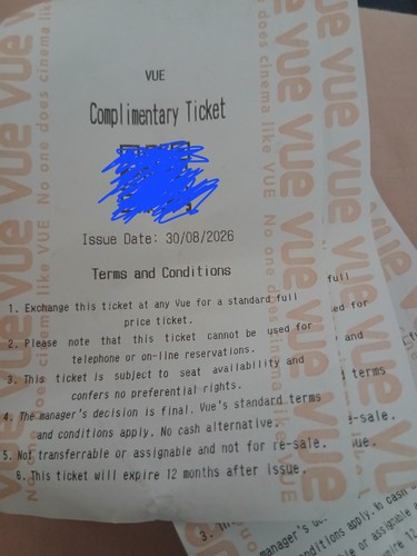 Vue cinema tickets - 3,