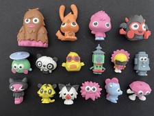 MOSHI MONSTERS Bath Bomb Figures☆ Set x 16 ☆ Katsuma Diavlo Poppet Furi Iggy 
