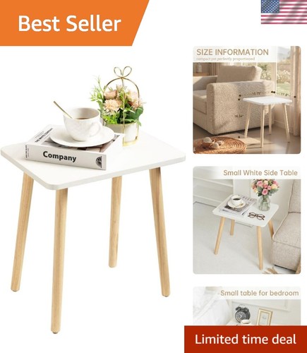 Stylish white mdf - white, table