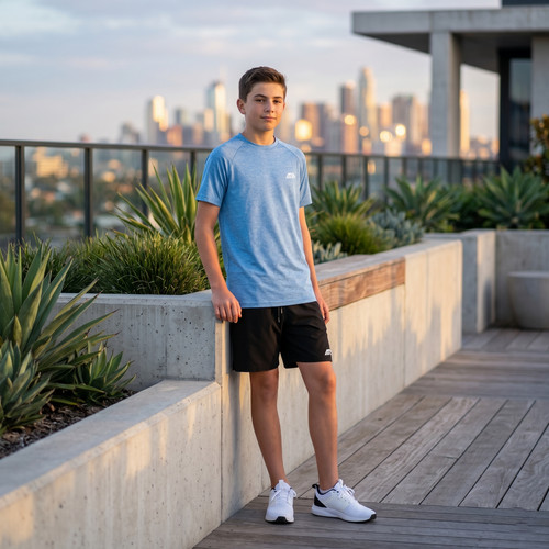Kids shirt shorts boys girls - t,