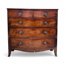ANTIQUE MAHOGANY CHEST OF DRAWERS GEORGIAN SUPERIOR QUALITY C1790