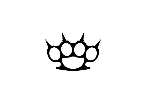 Brass knuckles spike vinyl die - spike,
