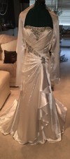 Ronald Joyce Victoria Jane Wedding Dress Size 8 New With Tags