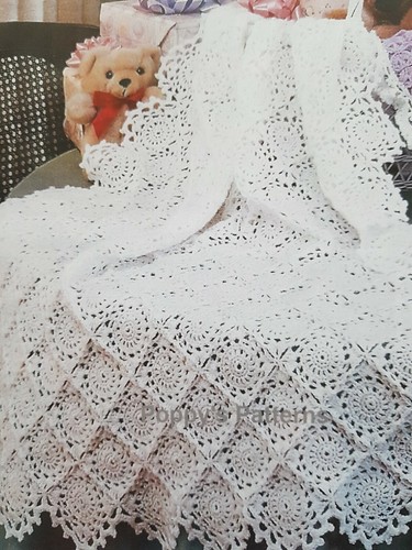 Crochet pattern baby shawl - crochet,