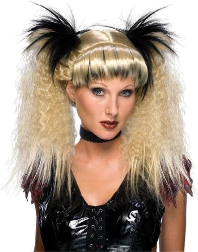 Futuristic witch wig - wig, rave