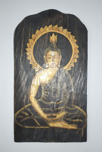 New buddha wooden - new,