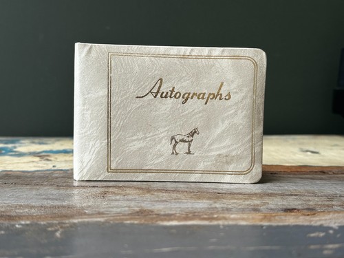 Vintage equestrian autograph - vintage,