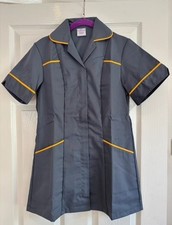 Female Grey Nurses Tunic Uniform Healthcare Workwear Dentist Hospitality Dental