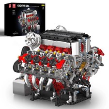 Buildable V8 Engine Model Kit