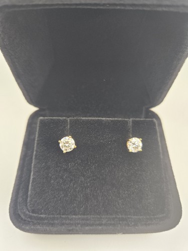 Moissanite earring sterling - moissanite,