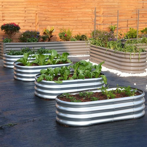 Set galvanized raised - set,