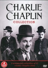 THE CHARLIE CHAPLIN COLLECTION - 4 DVD BOX SET - 27 CLASSIC FILMS