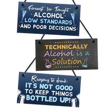 Funny Bar Signs PACK OF 3