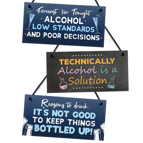 Funny bar signs pack - signs, 3