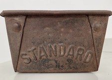 Antique Standard Bread Loaf Tin British Bakery Baking Vintage Kitchenalia 1900’s