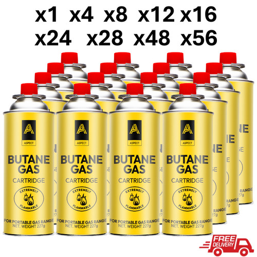 Butane gas canisters bottles - canisters,