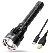 PFSN Torches LED Super Bright - 6000 Lumen USB C Rechargeable Torch with 400M...