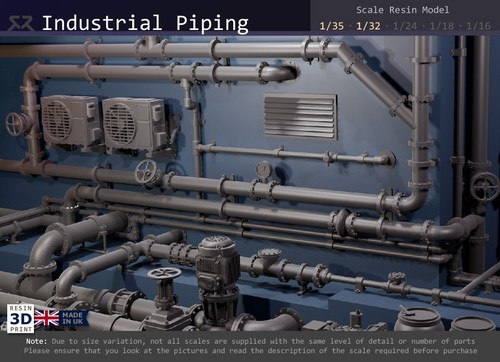 Industrial piping all - piping, (pipe)
