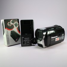 Panasonic SDR-S26 Handheld Digital Camcorder Black Tested W/ Battery and Charger